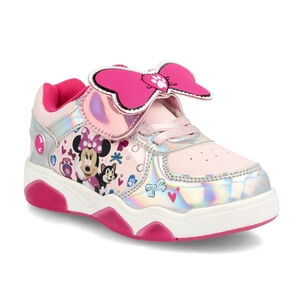 Zapatilla Niña Bubblegummers Minnie Rosado Claro